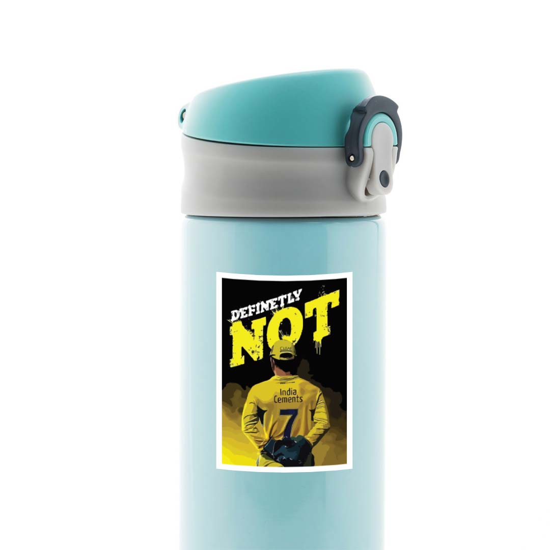Definetly Not Dhoni Sports Stickers