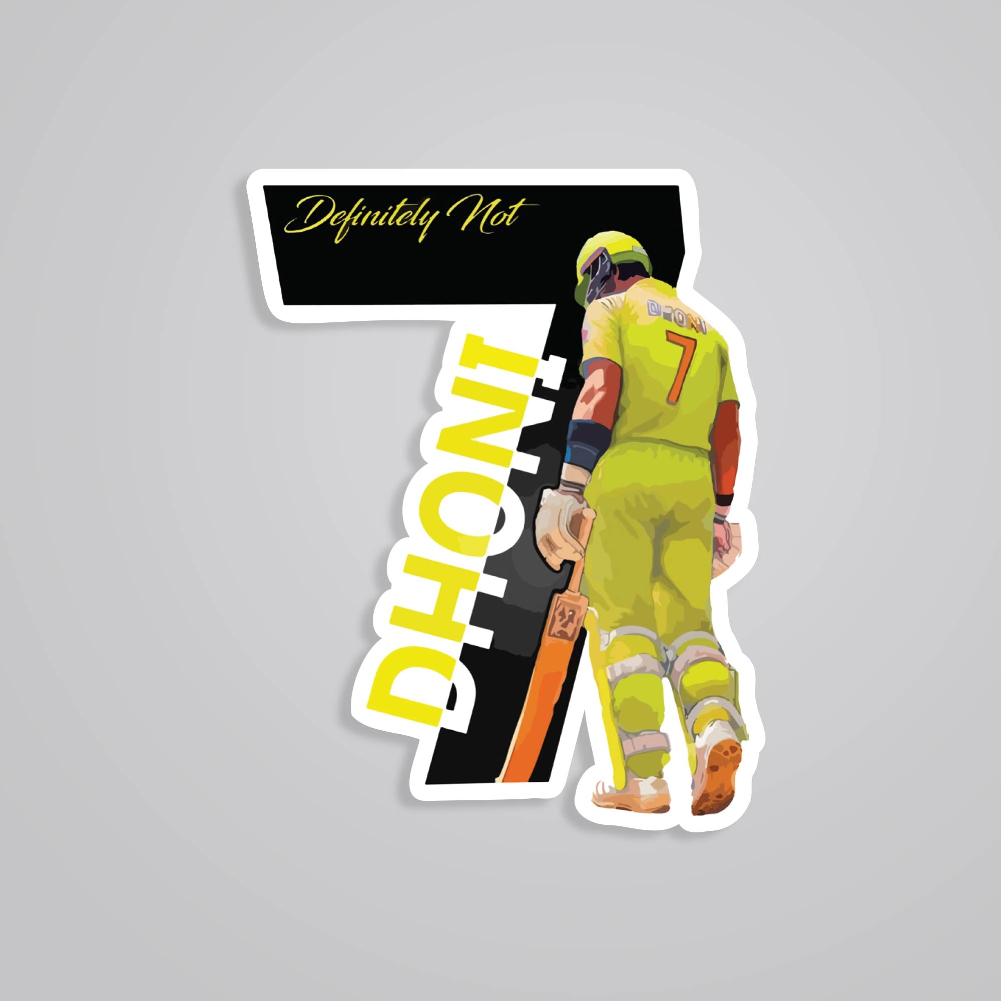 Fomo Store Stickers Sports Dhoni 7