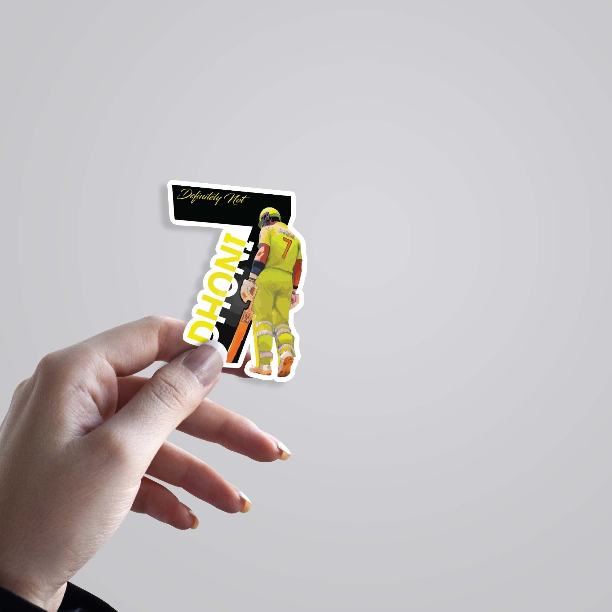 Dhoni 7 Sports Stickers