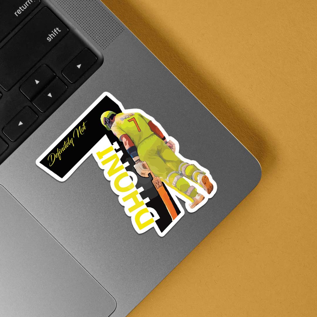 Dhoni 7 Sports Stickers