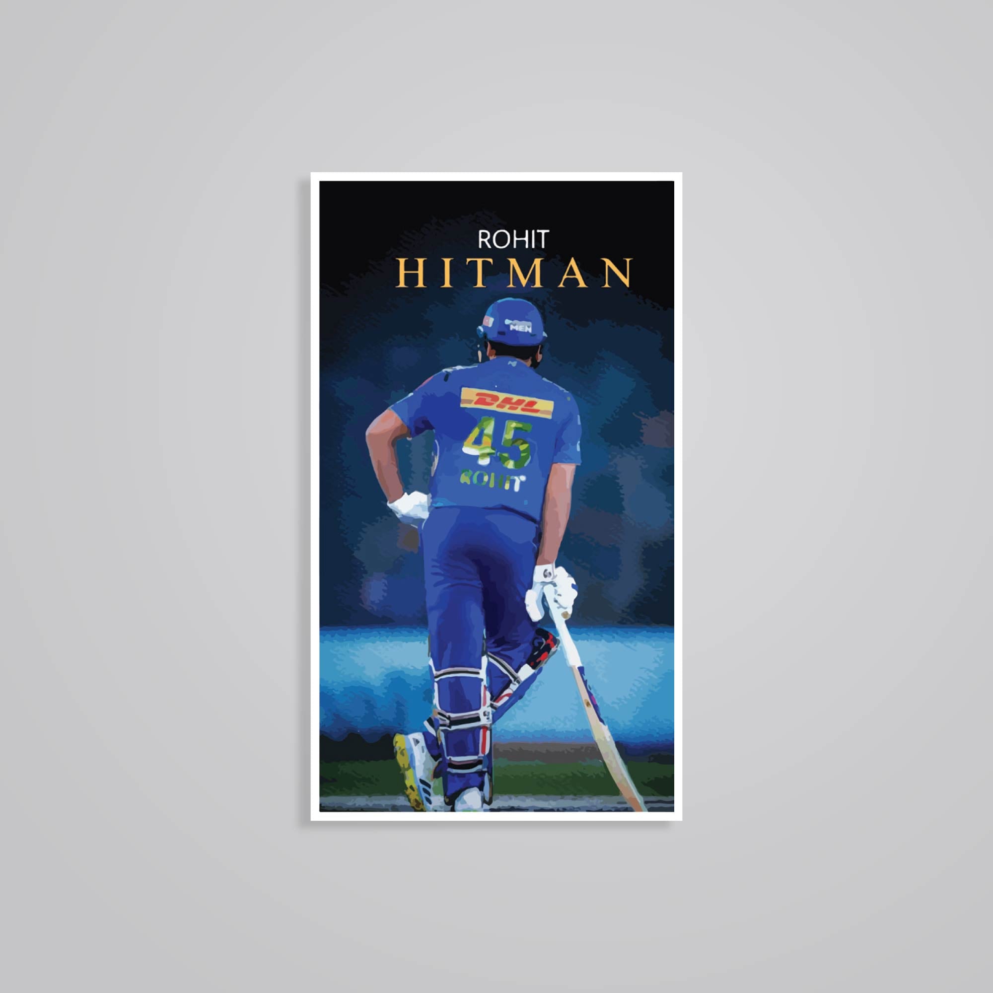 Rohit Sharma Hitman Sports Stickers