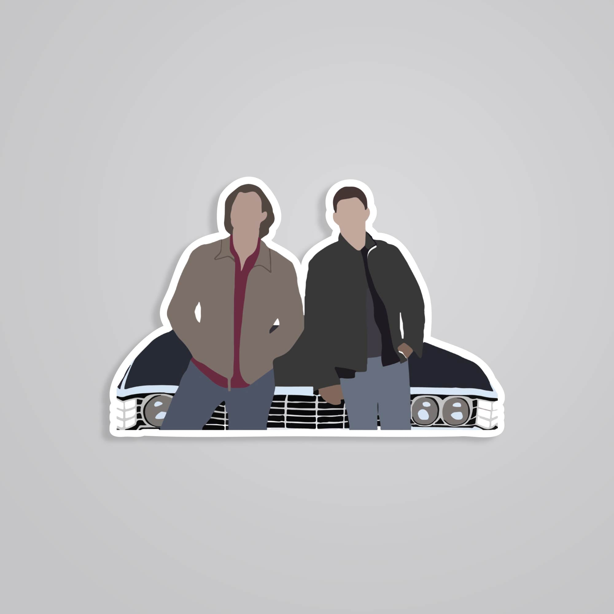 Fomo Store Stickers TV Shows Sam and Dean Winchester
