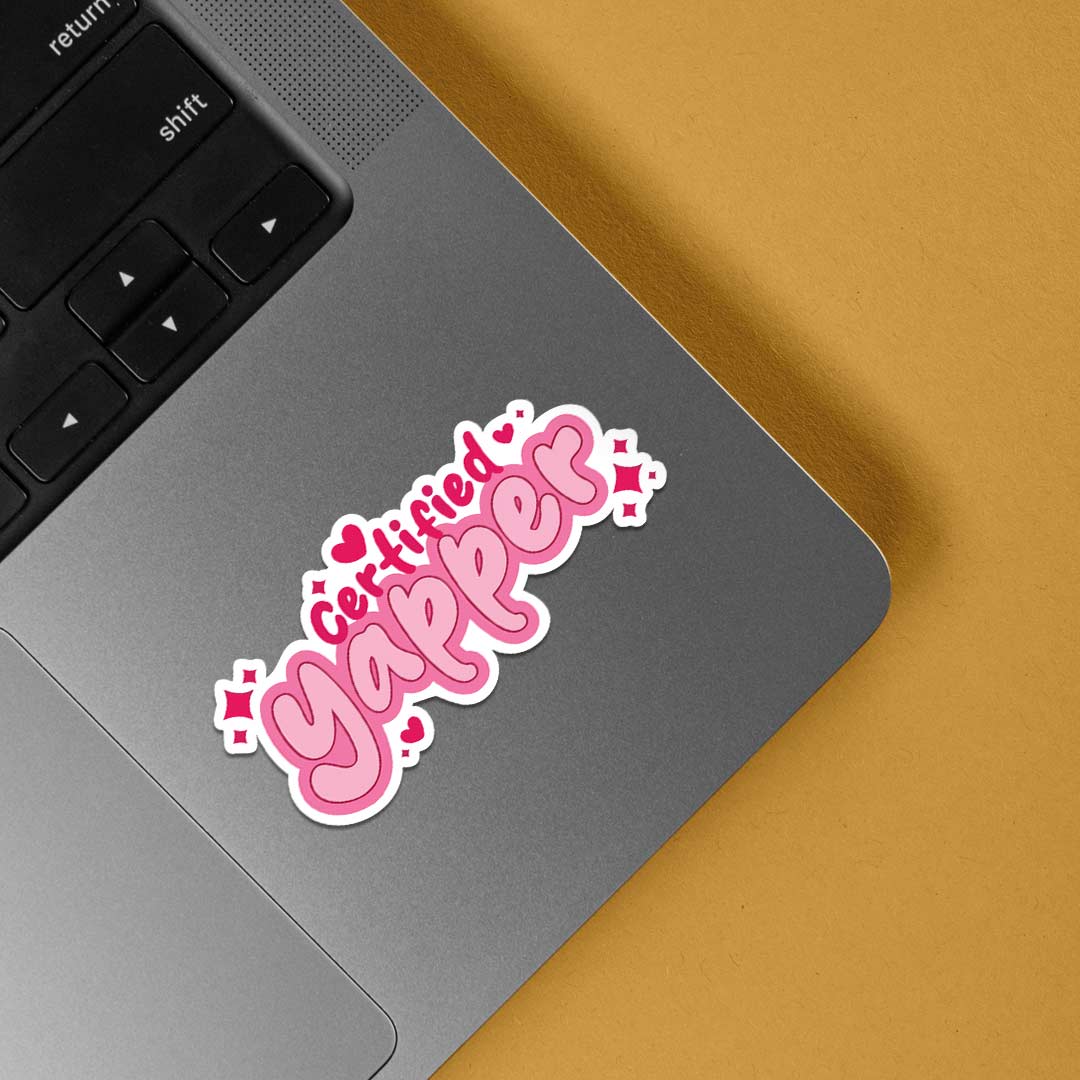 Certified Yapper Witty Stickers