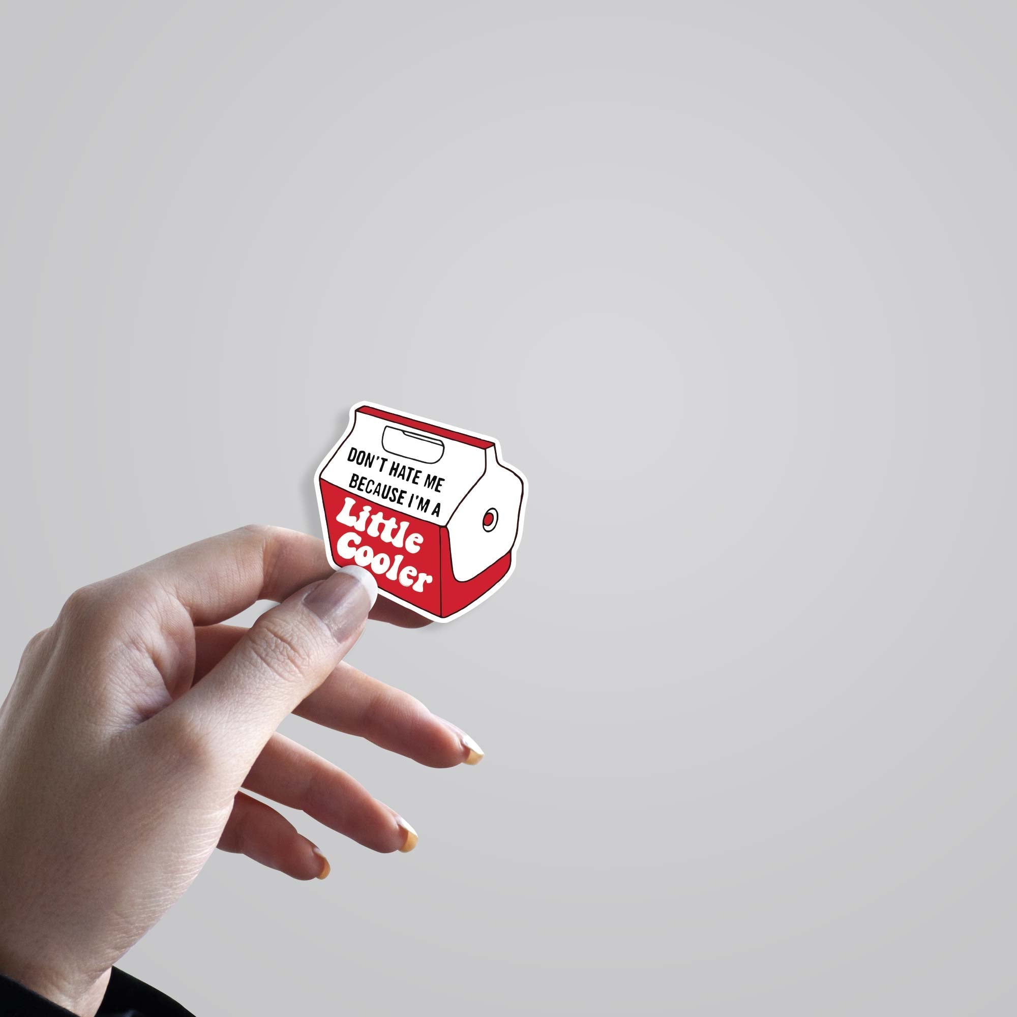 Don’t hate me because I am a little cooler Witty Stickers