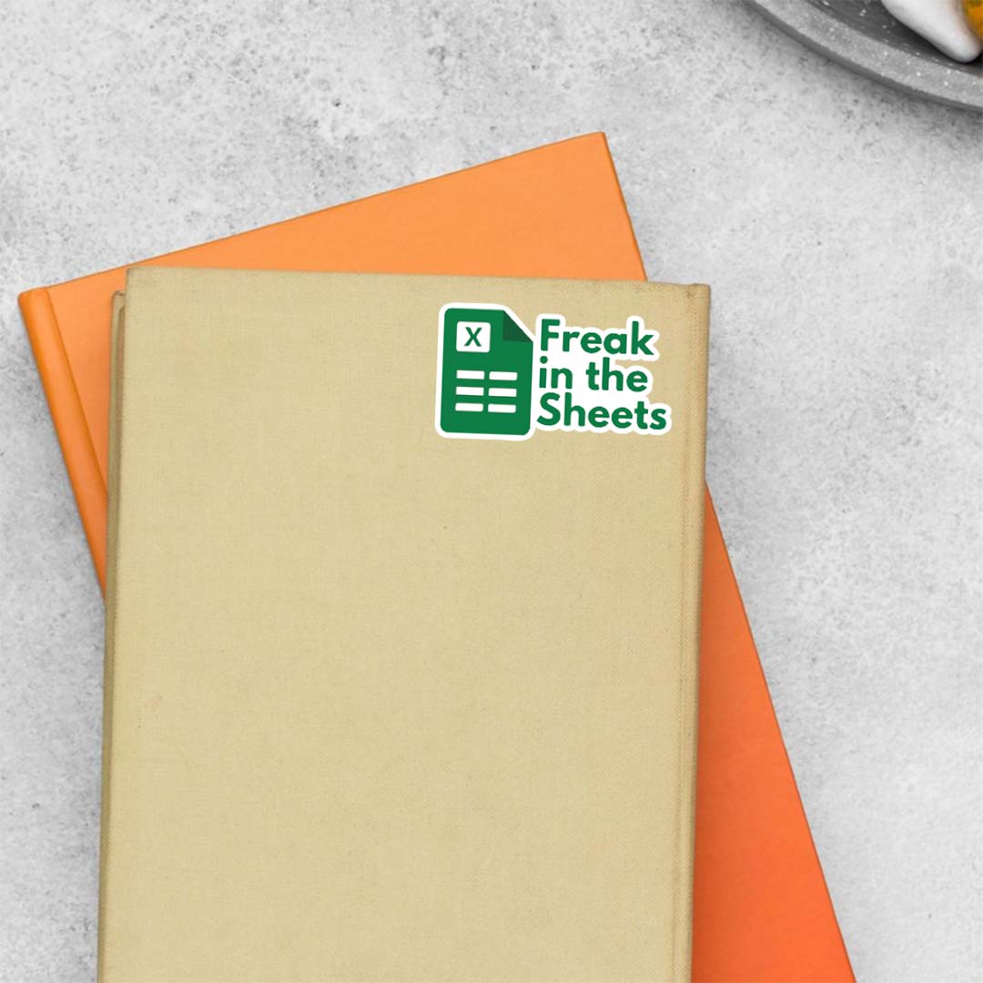Freak in the sheets Witty Stickers