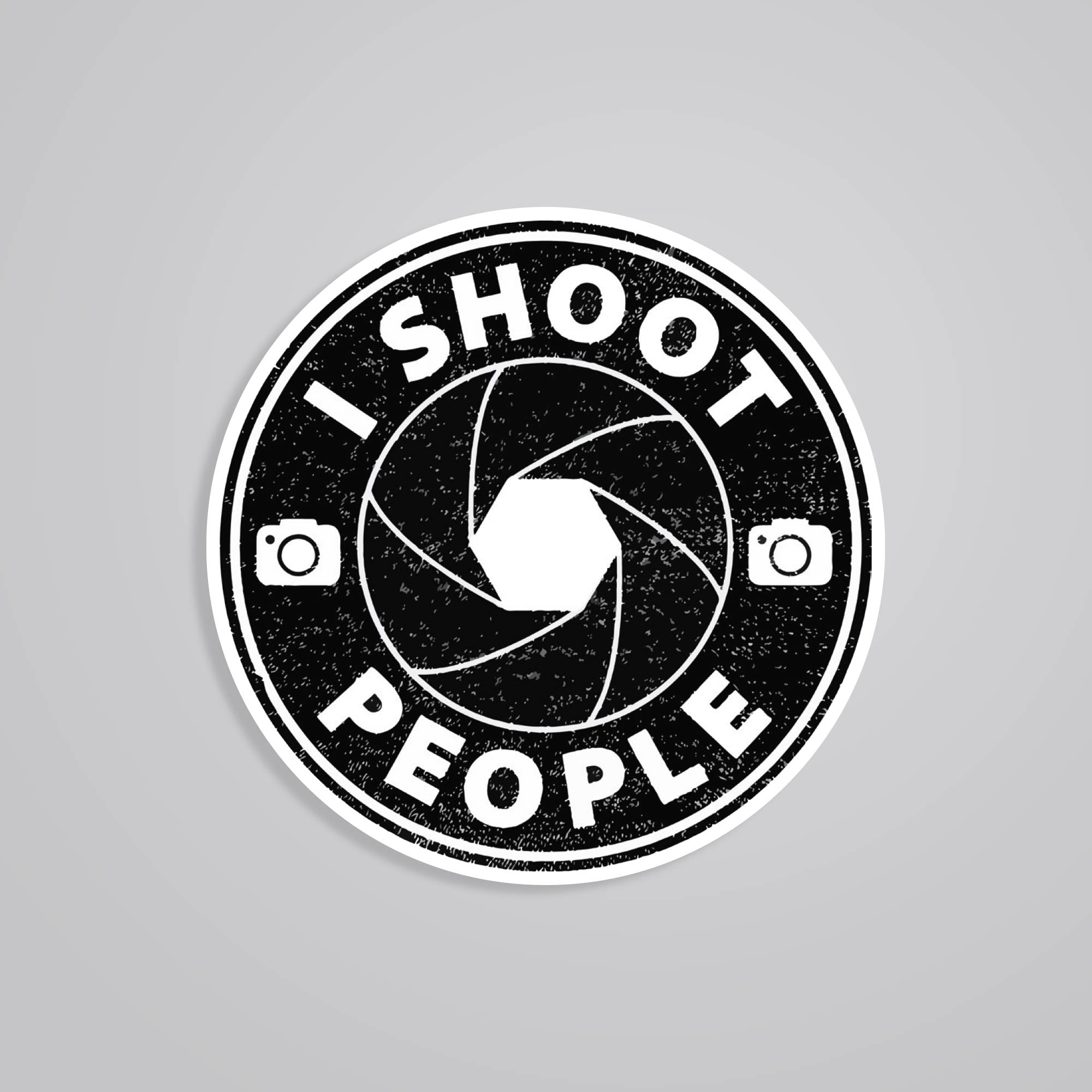 Fomo Store Stickers Witty I shoot people