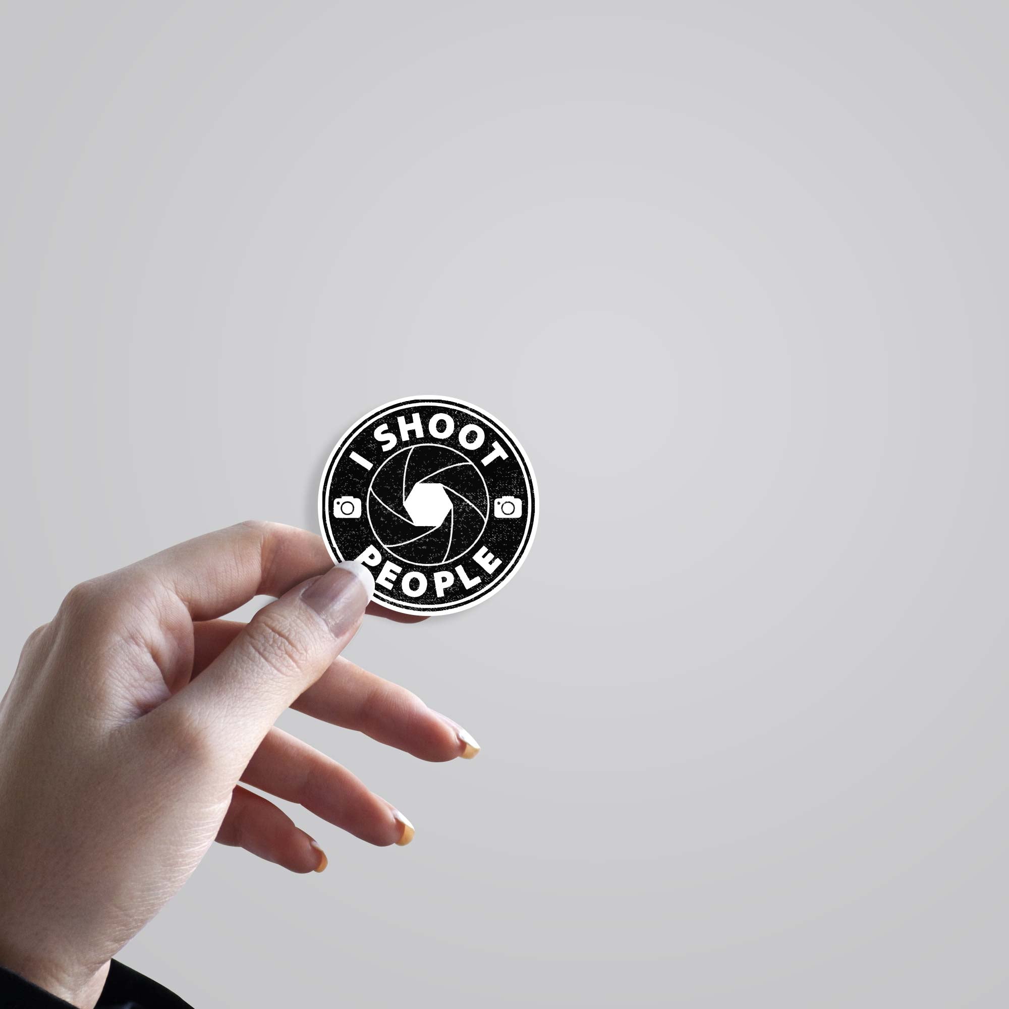 I shoot people Witty Stickers