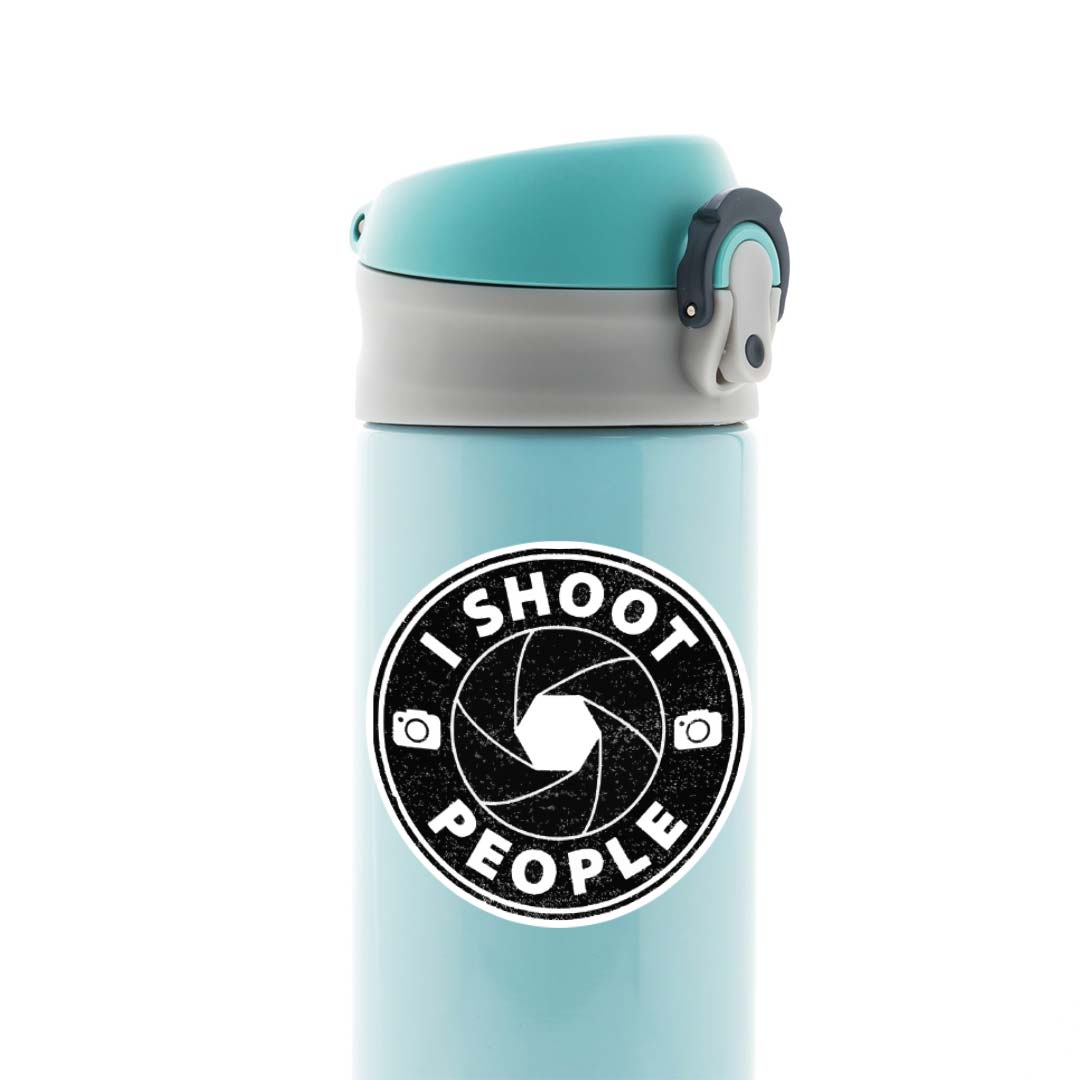 I shoot people Witty Stickers