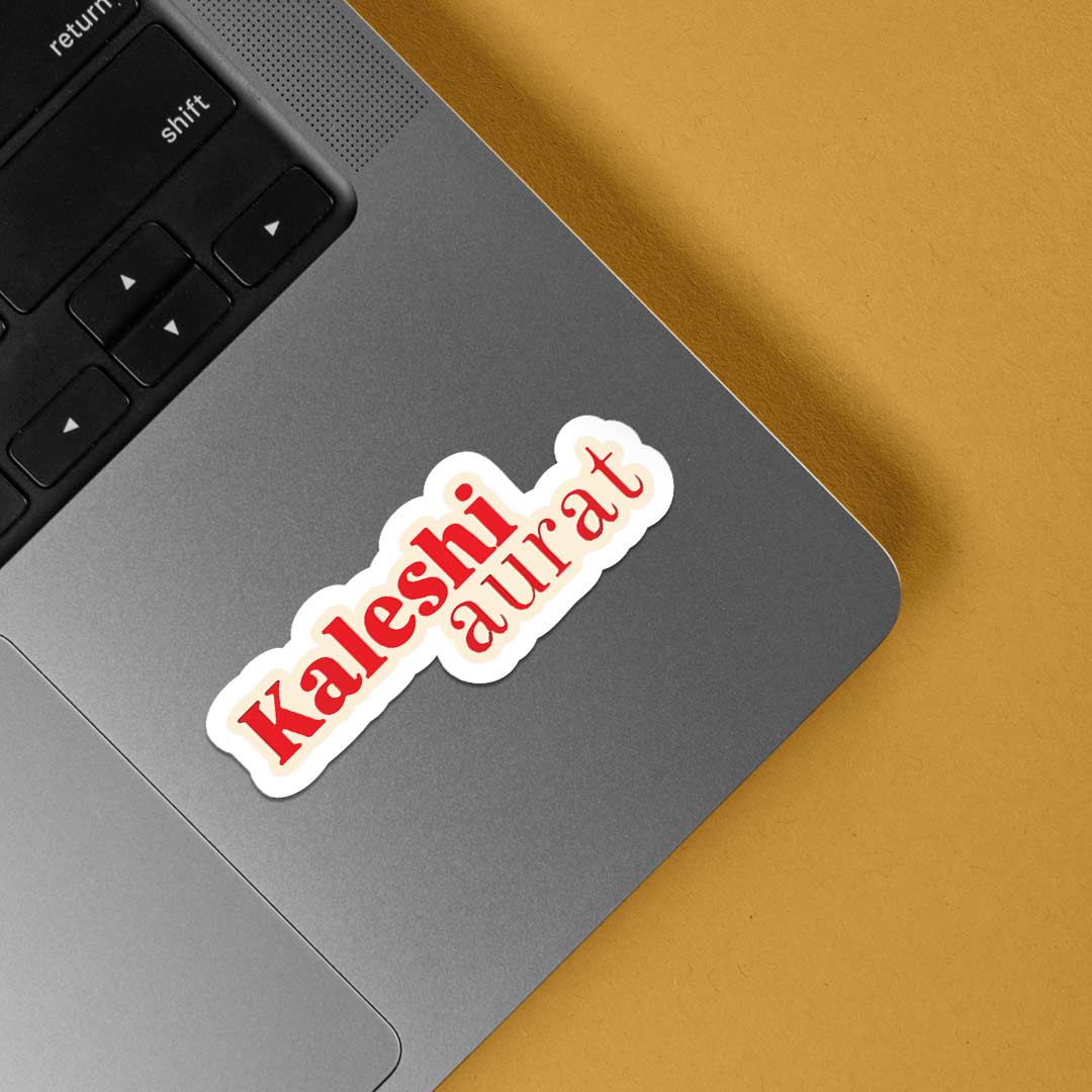 Kaleshi Aurat Witty Stickers