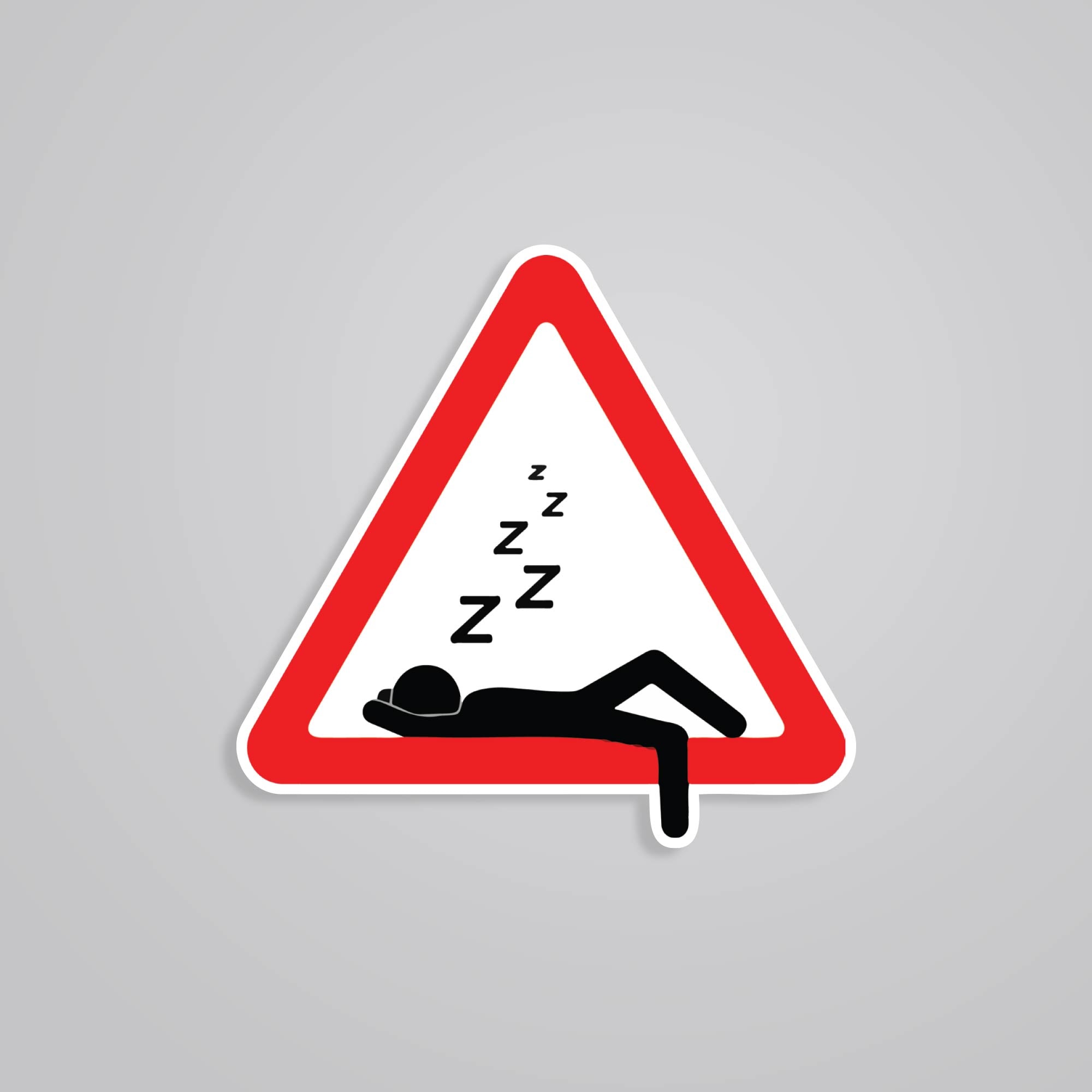 Fomo Store Stickers Witty Nap Zone Ahead