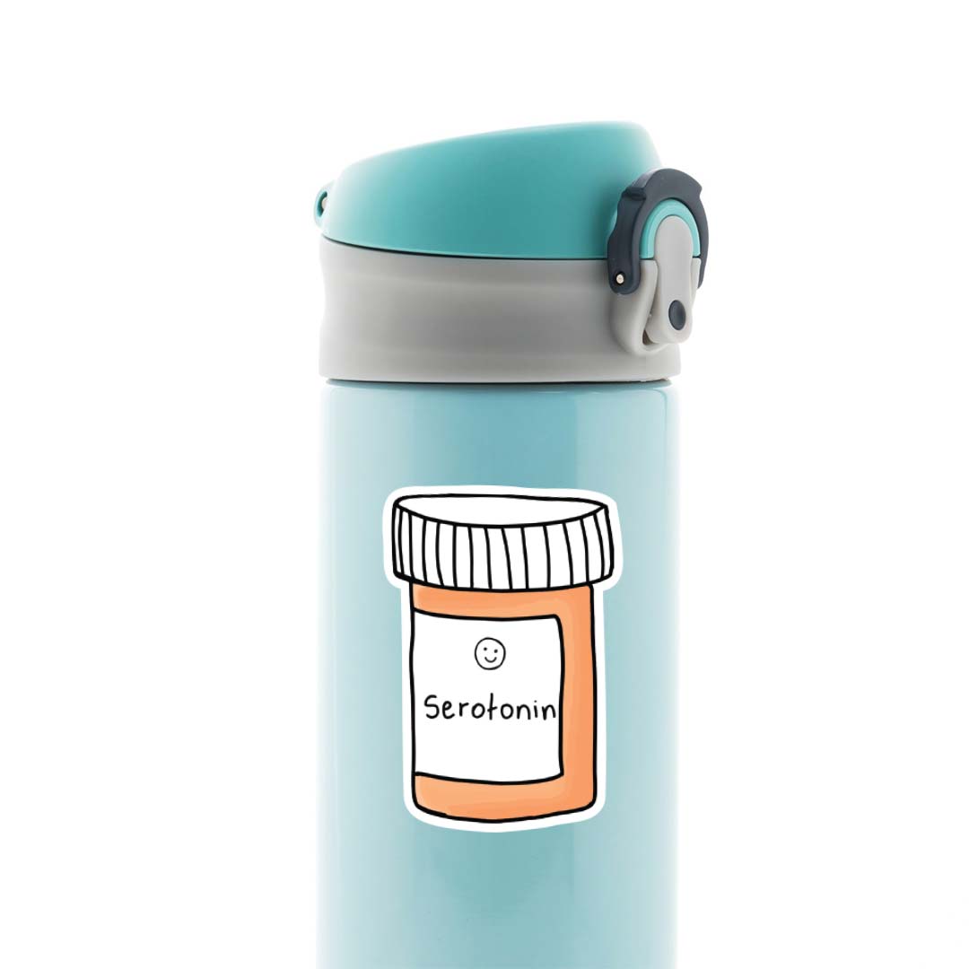 Serotonin Witty Stickers