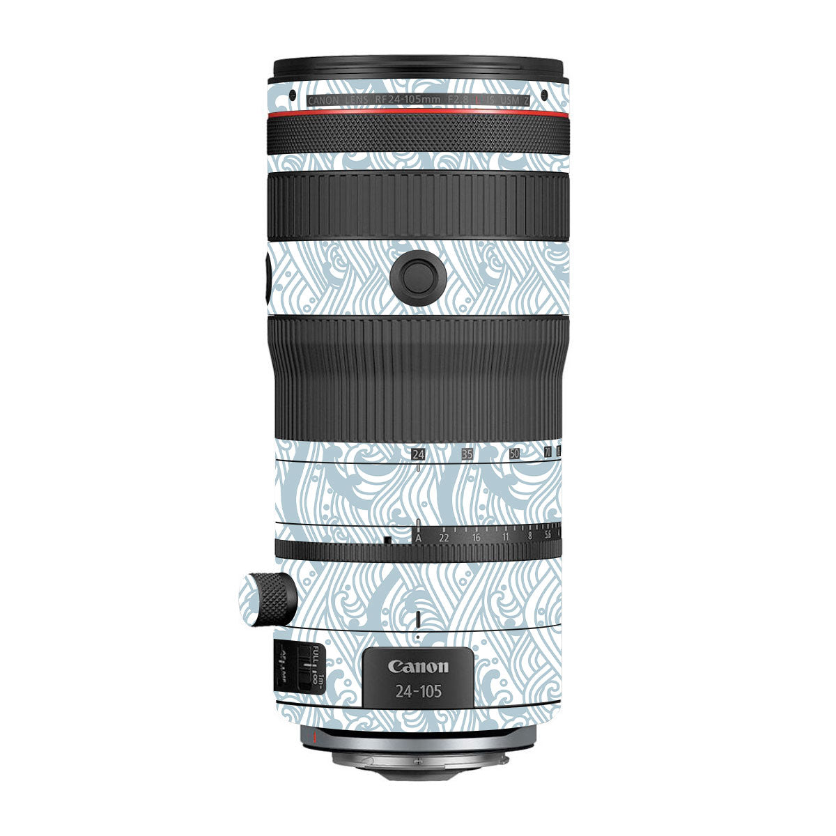 Textured Frost Wave Canon RF 24-105mm F/2.8 L IS USM Z Camera Lens Skin