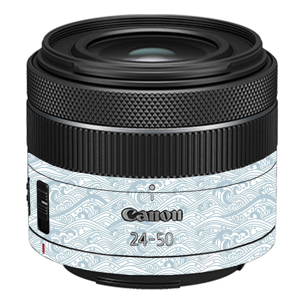 Textured Frost Wave Canon RF 24–50mm f/4.5–6.3 IS STM Camera Lens Skin