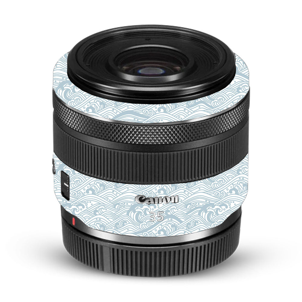 Textured Frost Wave Canon RF 35mm f/1.8 IS Macro STM Camera Lens Skin