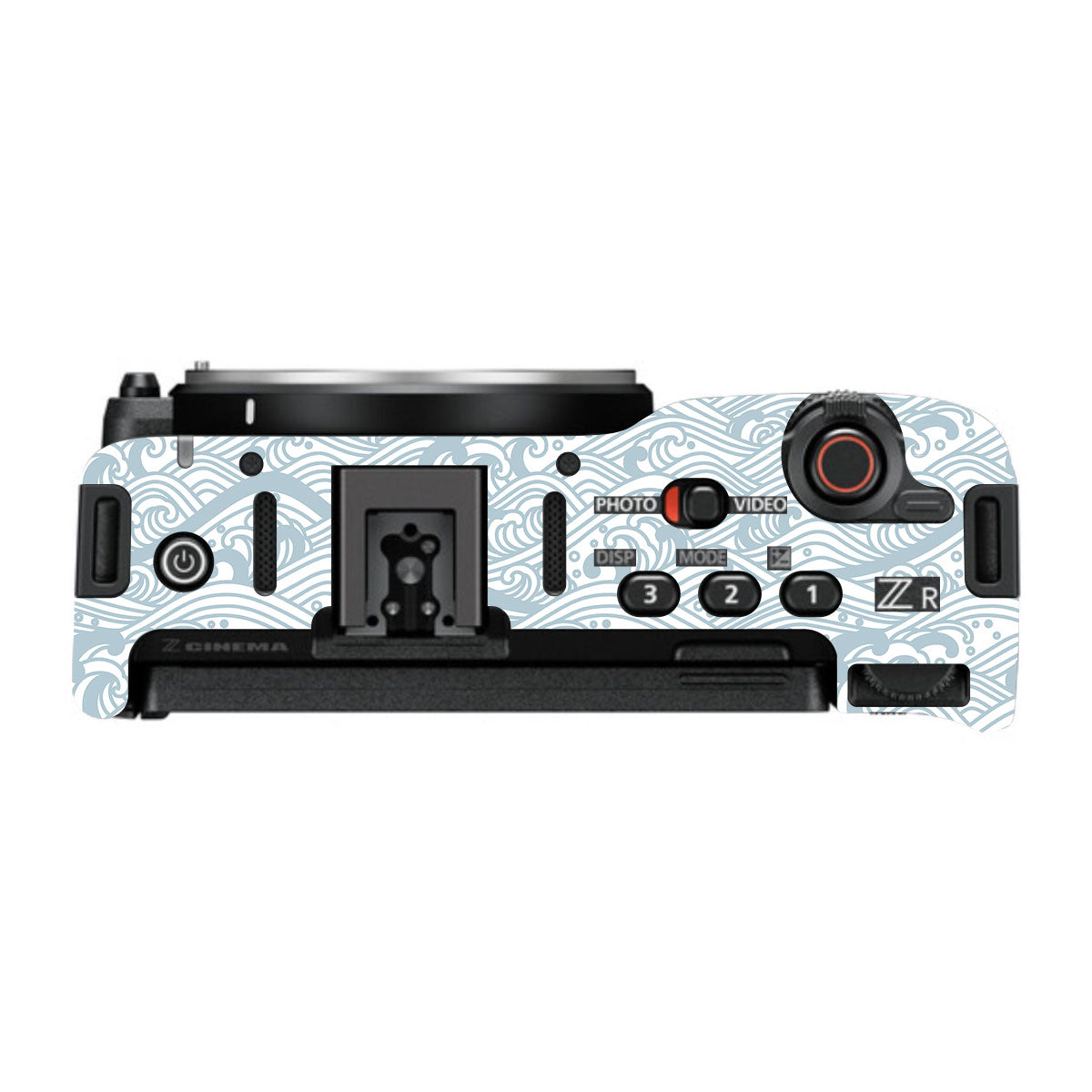 Textured Frost Wave Nikon ZR Camera Skin