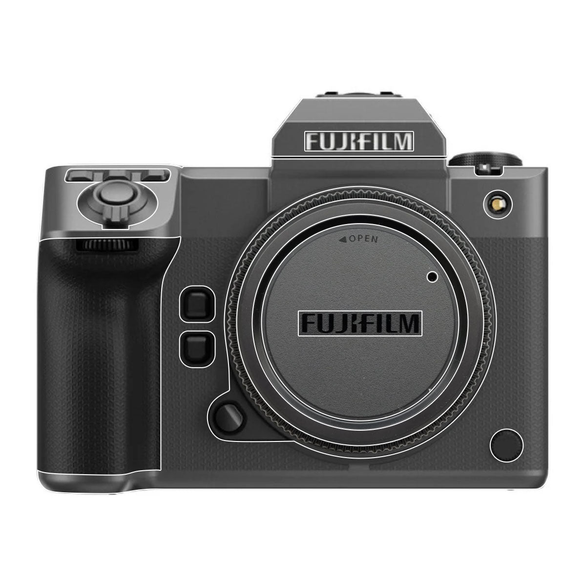 Transparent FujiFilm GFX 100S II Camera Skin