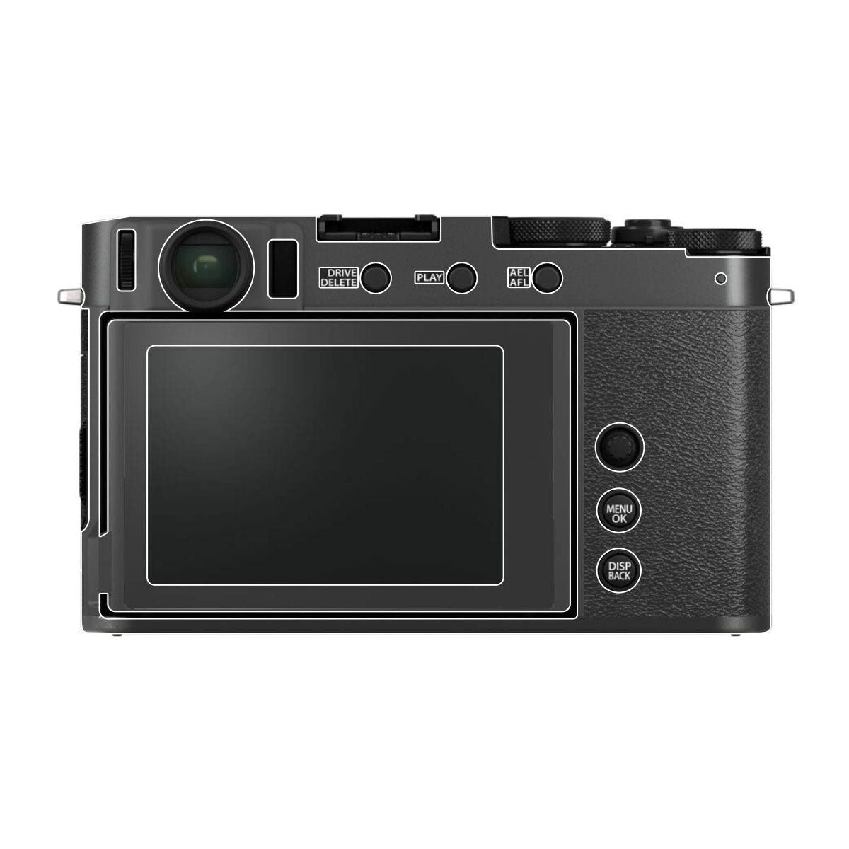Transparent FujiFilm X-E4 Camera Skin