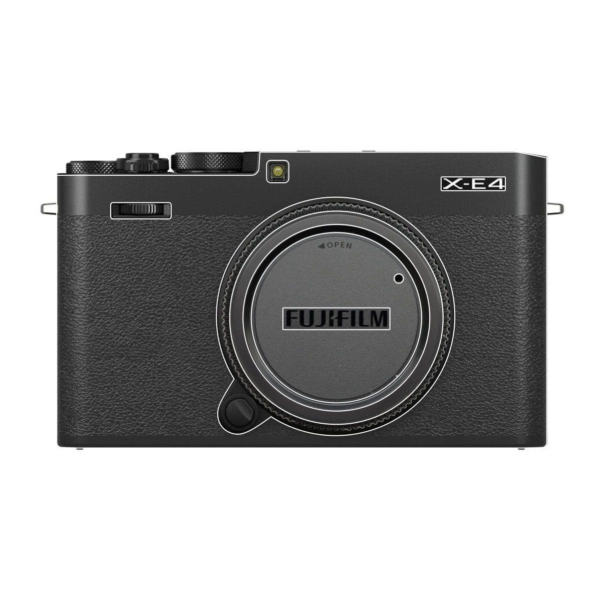 Transparent FujiFilm X-E4 Camera Skin
