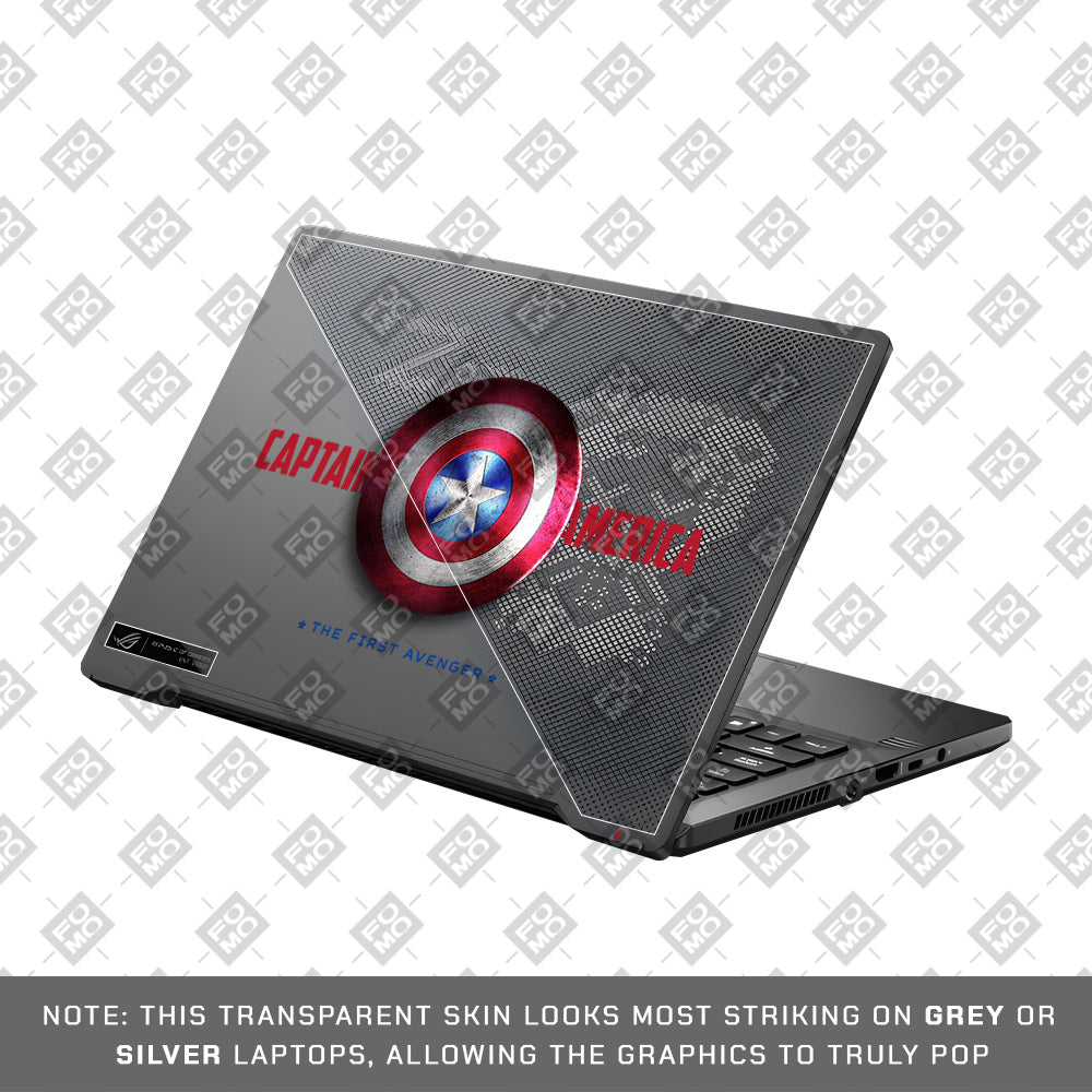 Transparent Shield of Honor Asus ROG Zephyrus G14 GA401 Laptop Skin