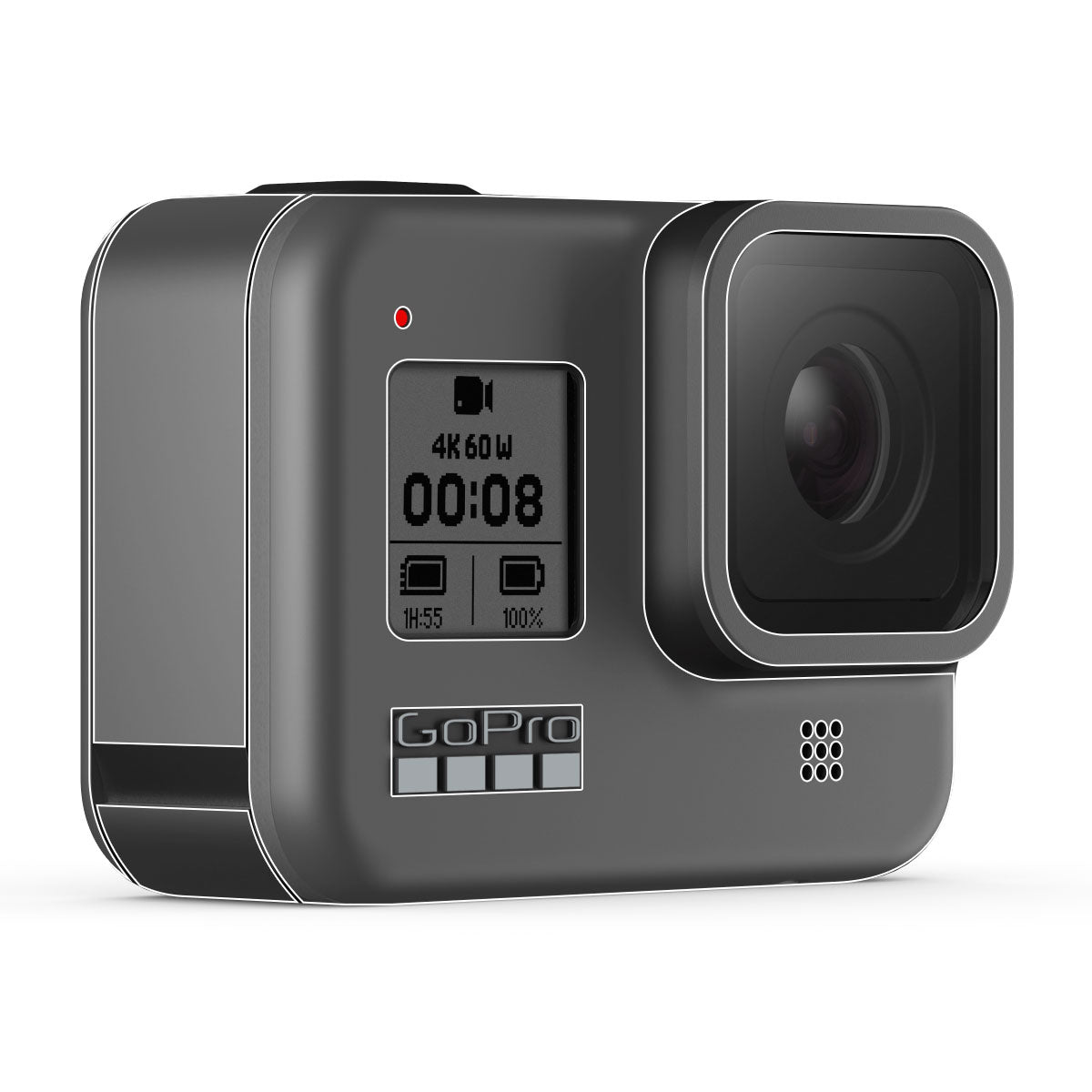 Transparent GoPro Hero 8 Camera Skin