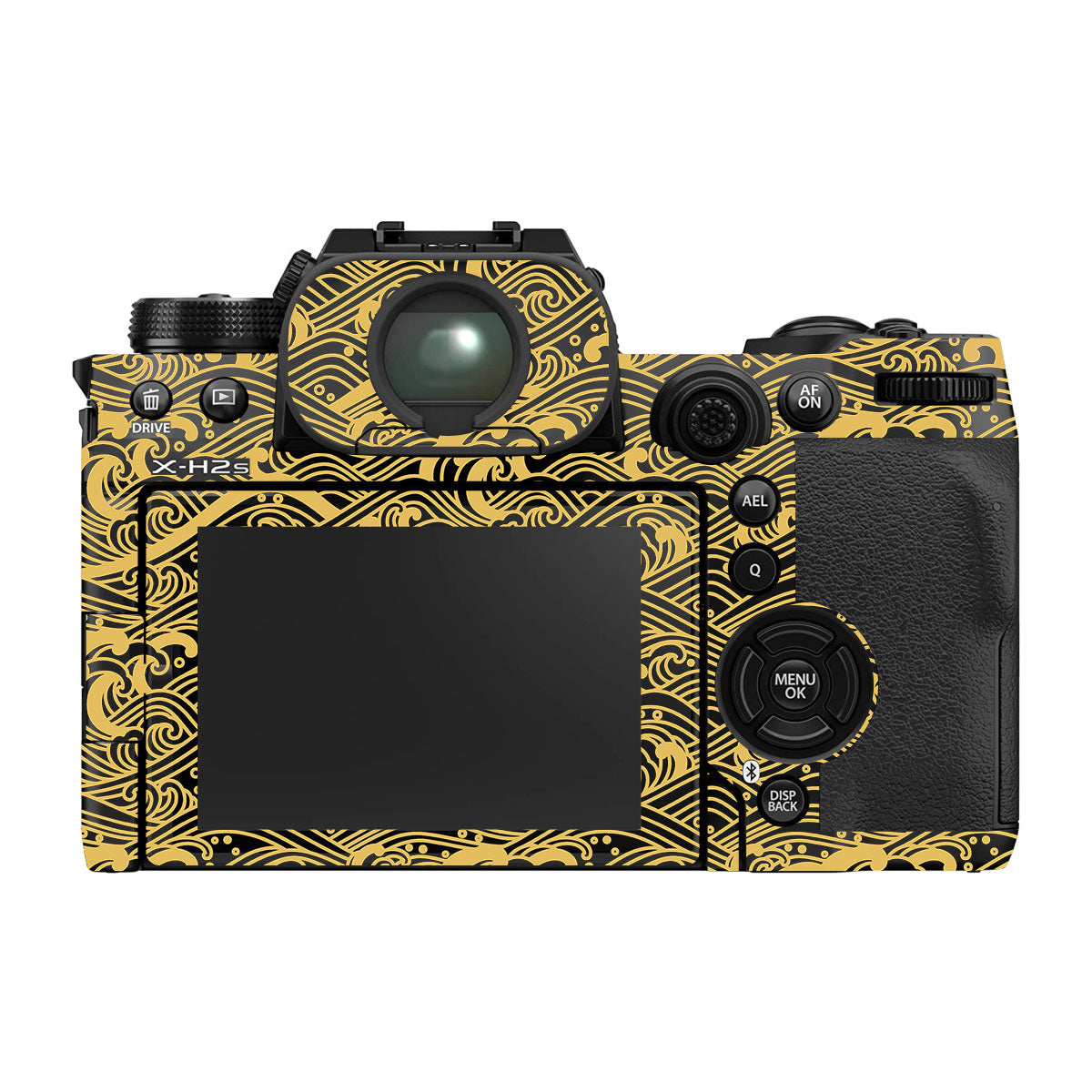Textured Golden Tide Fujifilm X-H2 Camera Skin