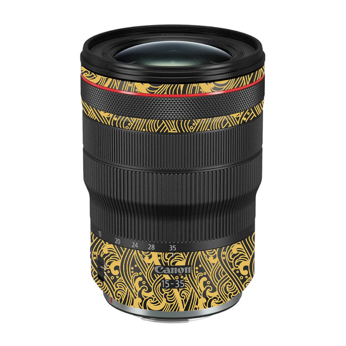 Textured Golden Tide Canon RF 15-35mm F/2.8L USM Camera Lens Skin