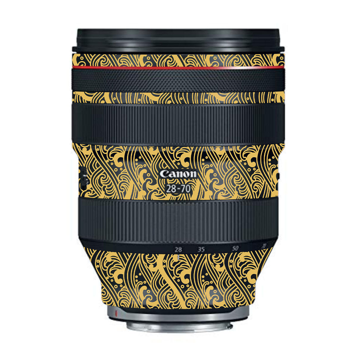 Textured Golden Tide Canon RF 28-70mm F/2L USM Camera Lens Skin