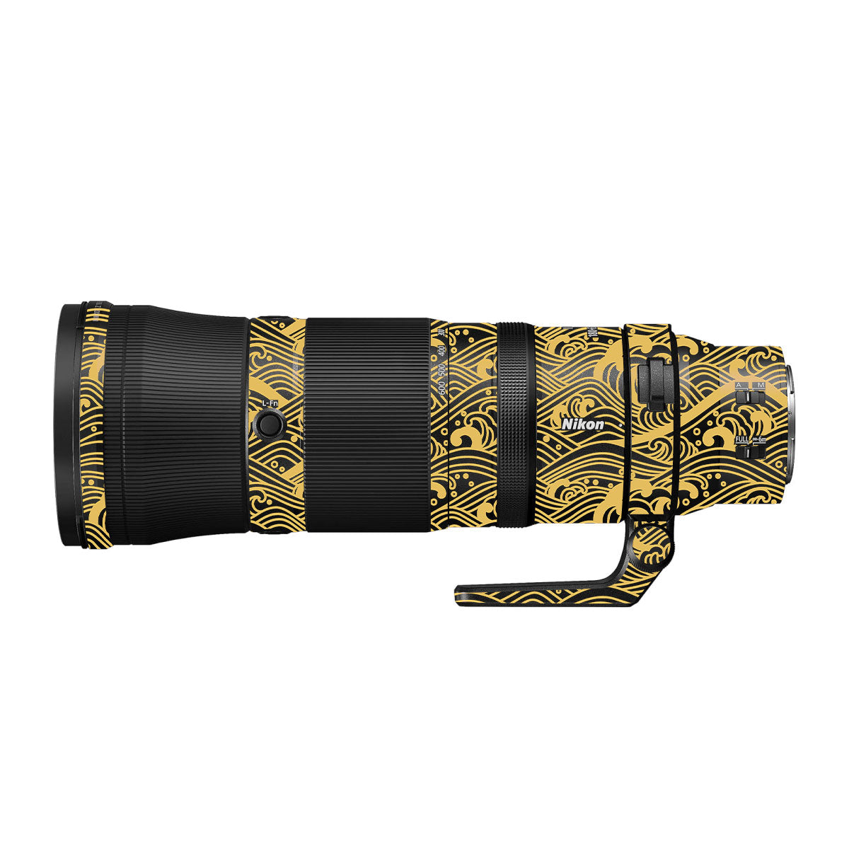 Textured Golden Tide Nikon Nikkor Z 180-600mm F/5.6-6.3 VR Camera Lens Skin