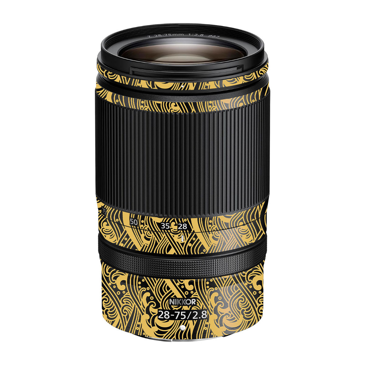 Textured Golden Tide Nikon Nikkor Z 28-75mm F/2.8 Camera Lens Skin