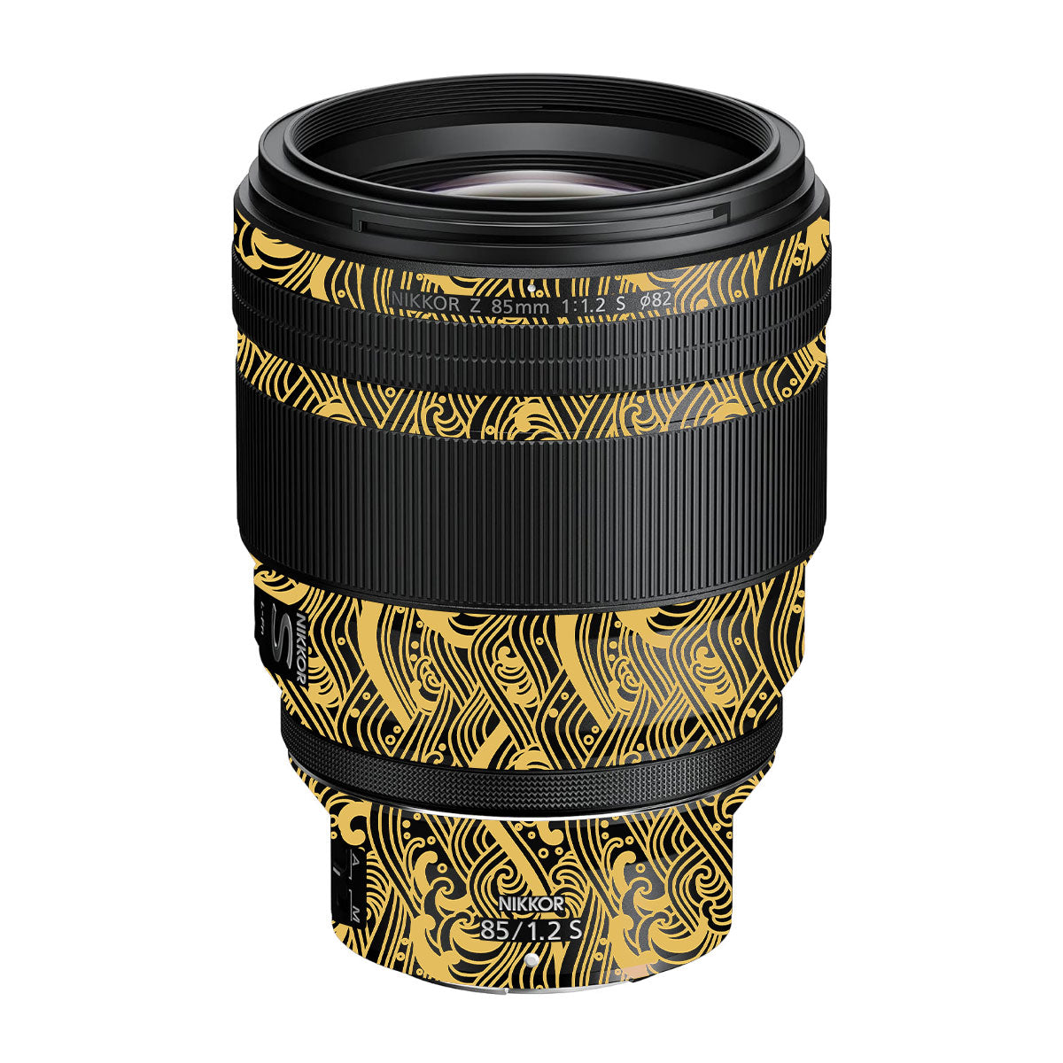 Textured Golden Tide Nikon Nikkor Z 85mm F/1.2 S Camera Lens Skin