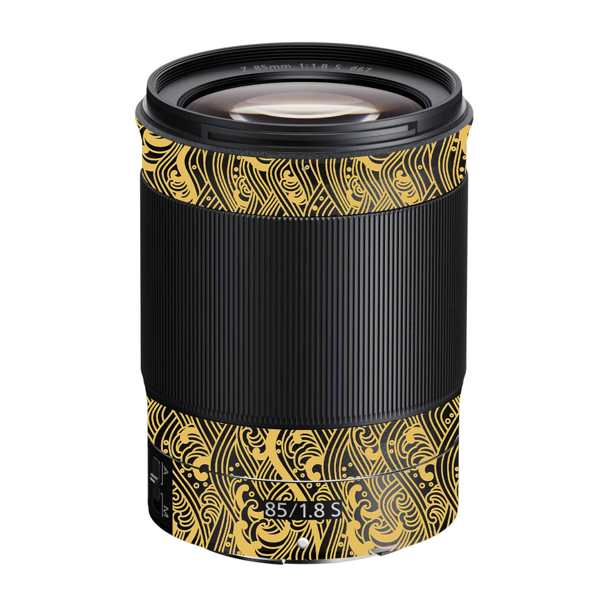 Textured Golden Tide Nikon Nikkor Z 85mm F/1.8 S Camera Lens Skin