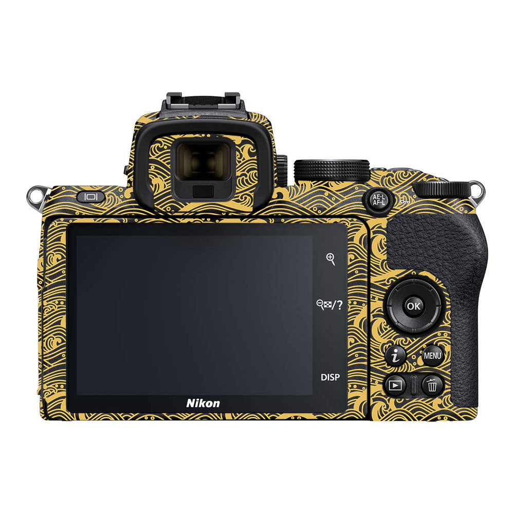 Textured Golden Tide Nikon Z50 Camera Skin