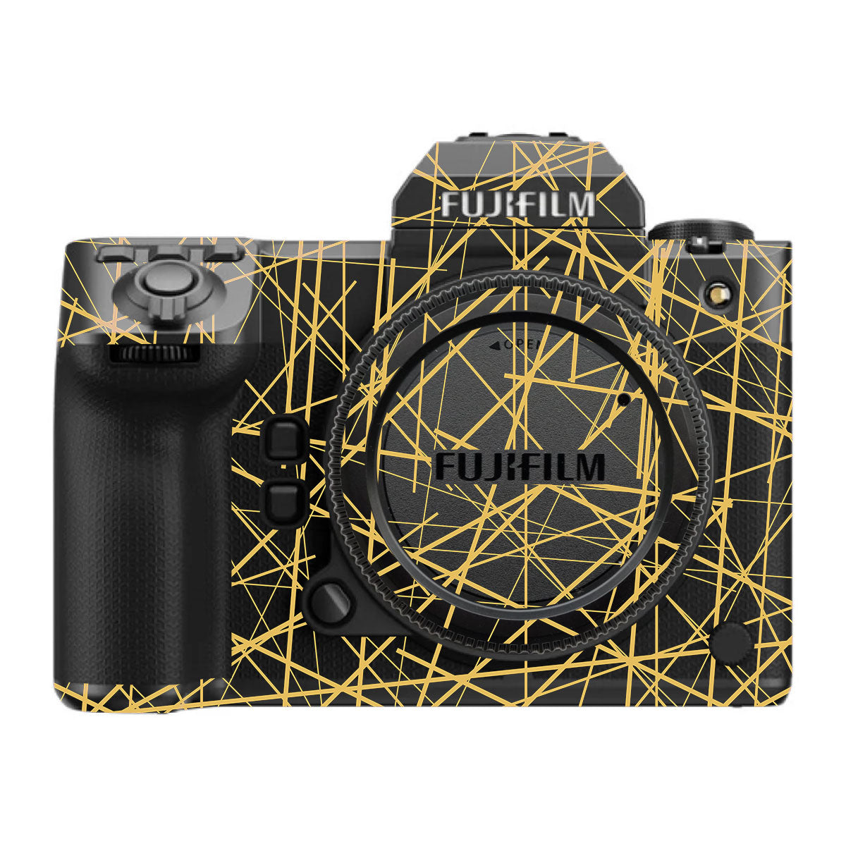Textured Golden Web FujiFilm GFX 100S II Camera Skin