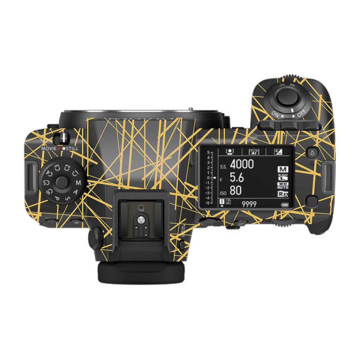 Textured Golden Web FujiFilm GFX 100S II Camera Skin