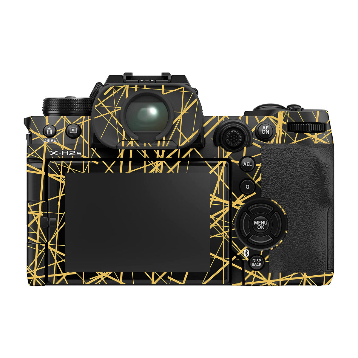 Textured Golden Web Fujifilm X-H2 Camera Skin