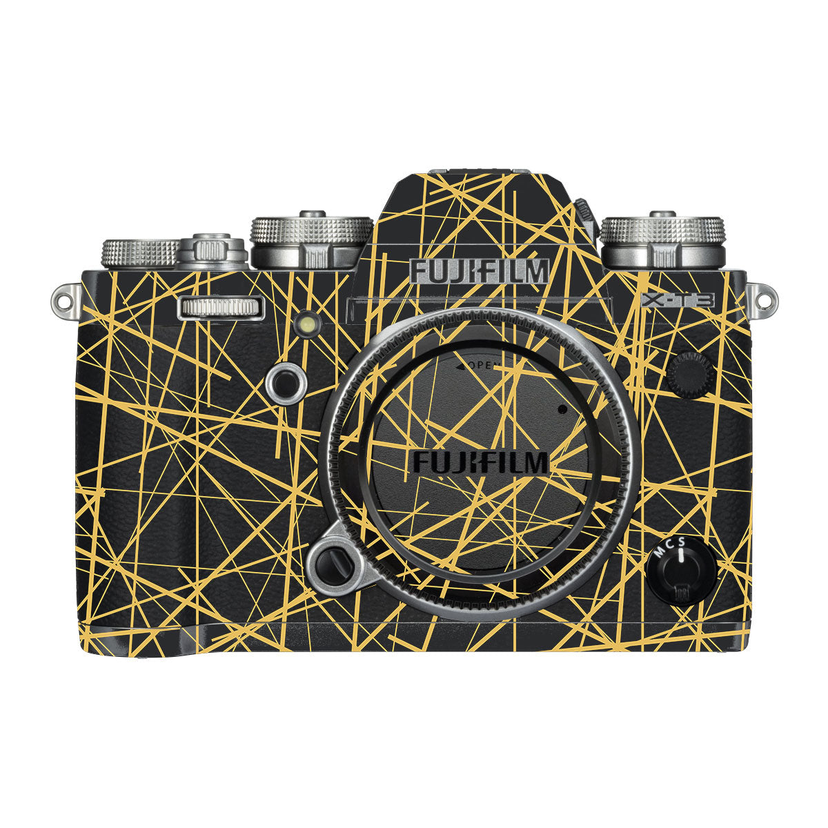 Textured Golden Web FujiFilm X-T3 Camera Skin