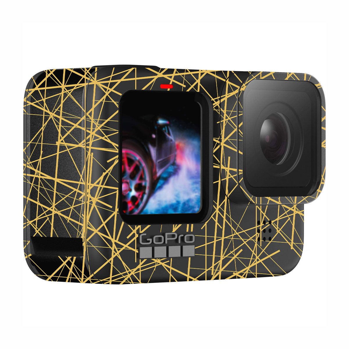 Textured Golden Web GoPro Hero 11 Camera Skin