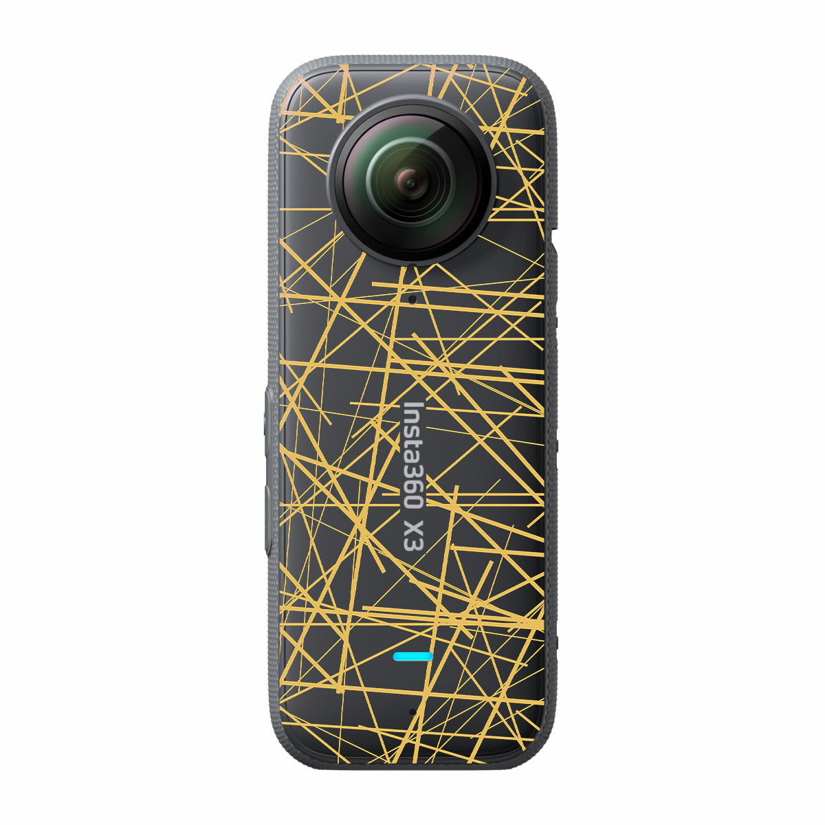 Textured Golden Web Insta360 X3 Camera Skin