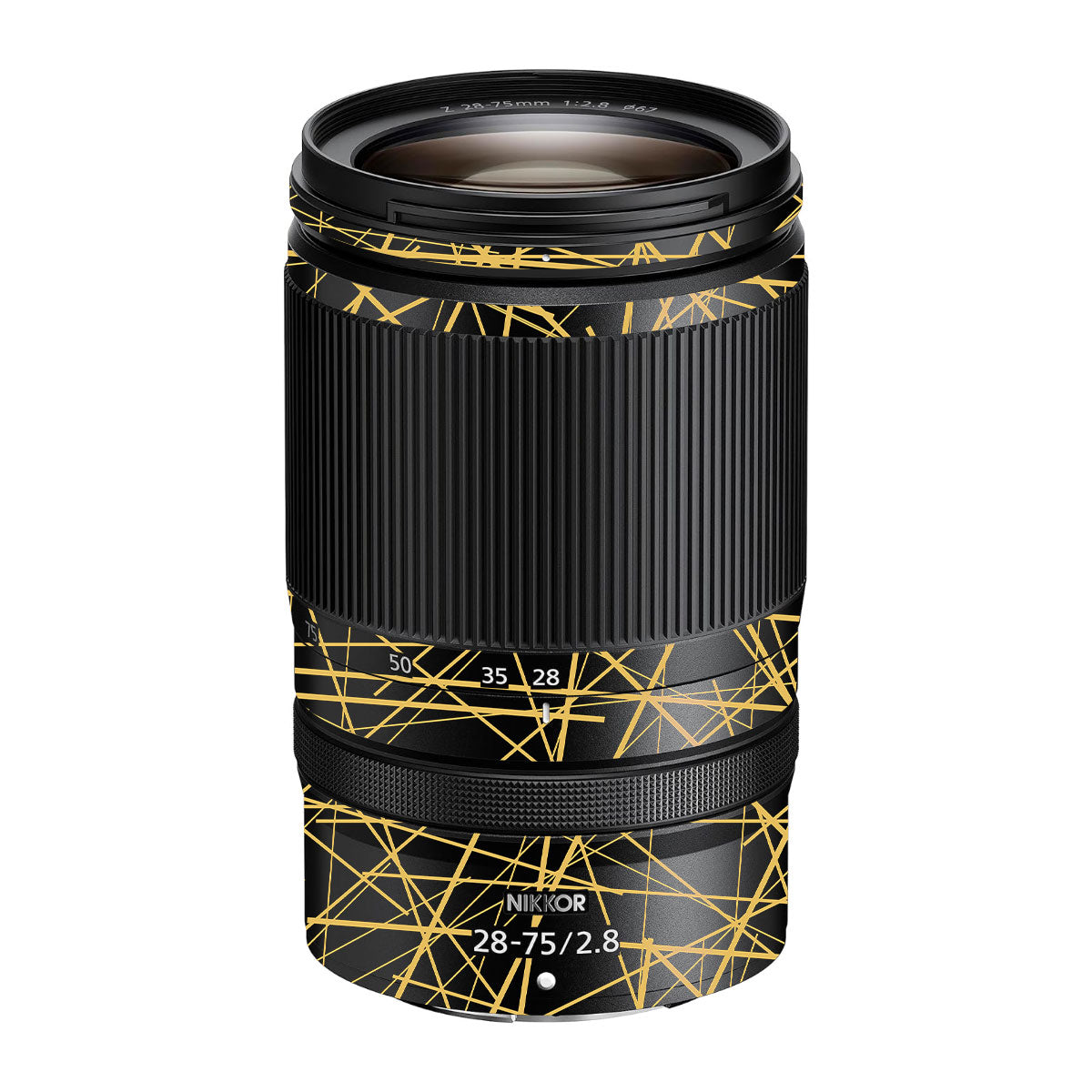 Textured Golden Web Nikon Nikkor Z 28-75mm F/2.8 Camera Lens Skin