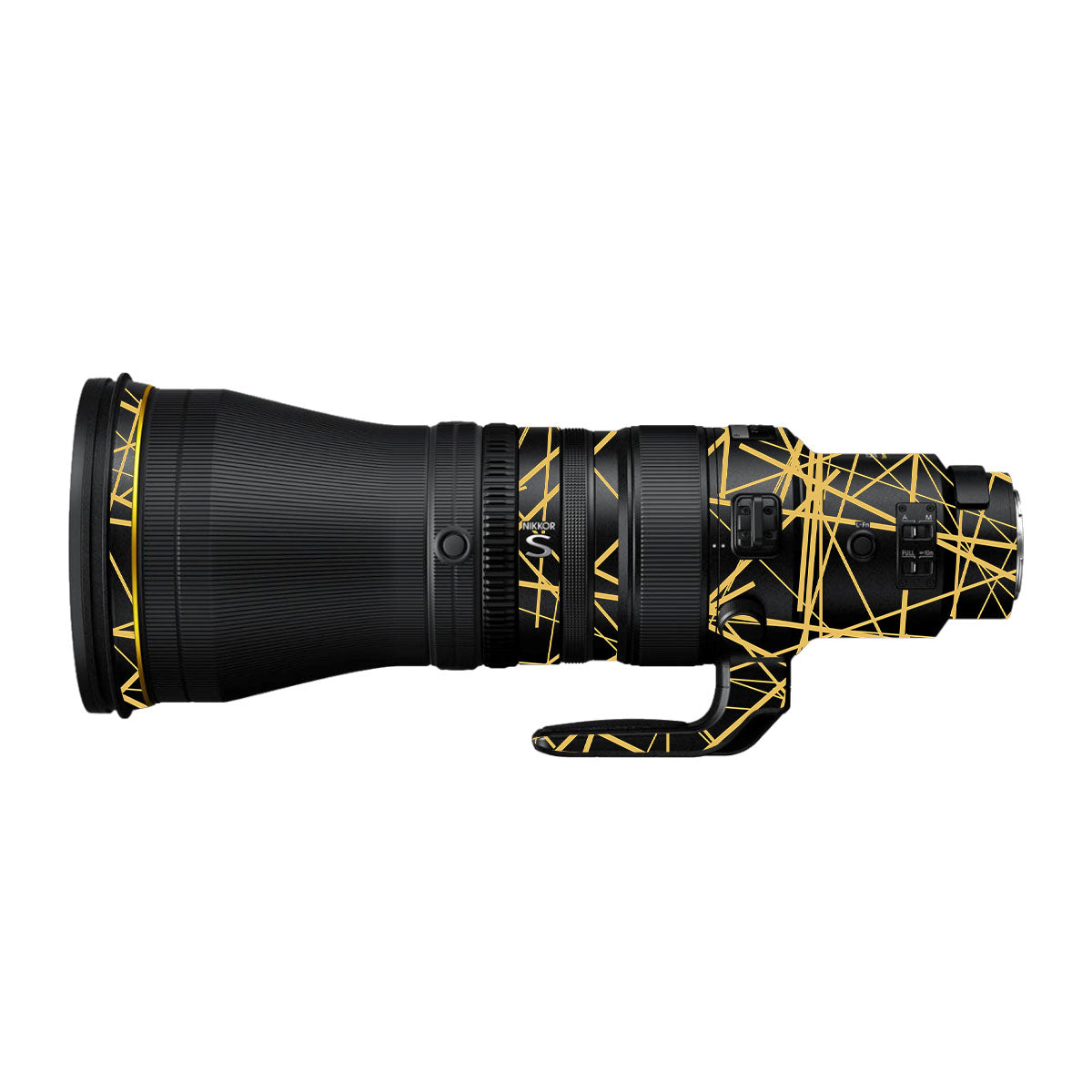 Textured Golden Web Nikon Nikkor Z 600mm F/4 TC VR S Camera Lens Skin