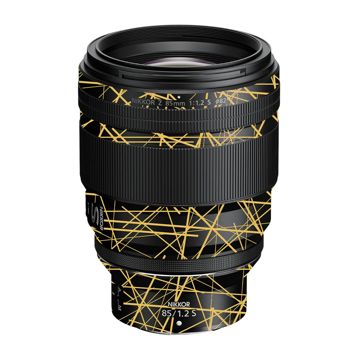 Textured Golden Web Nikon Nikkor Z 85mm F/1.2 S Camera Lens Skin