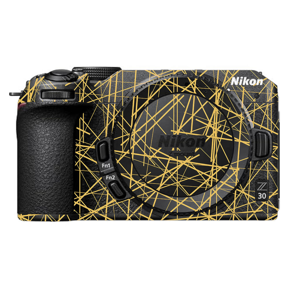 Textured Golden Web Nikon Z30 Camera Skin