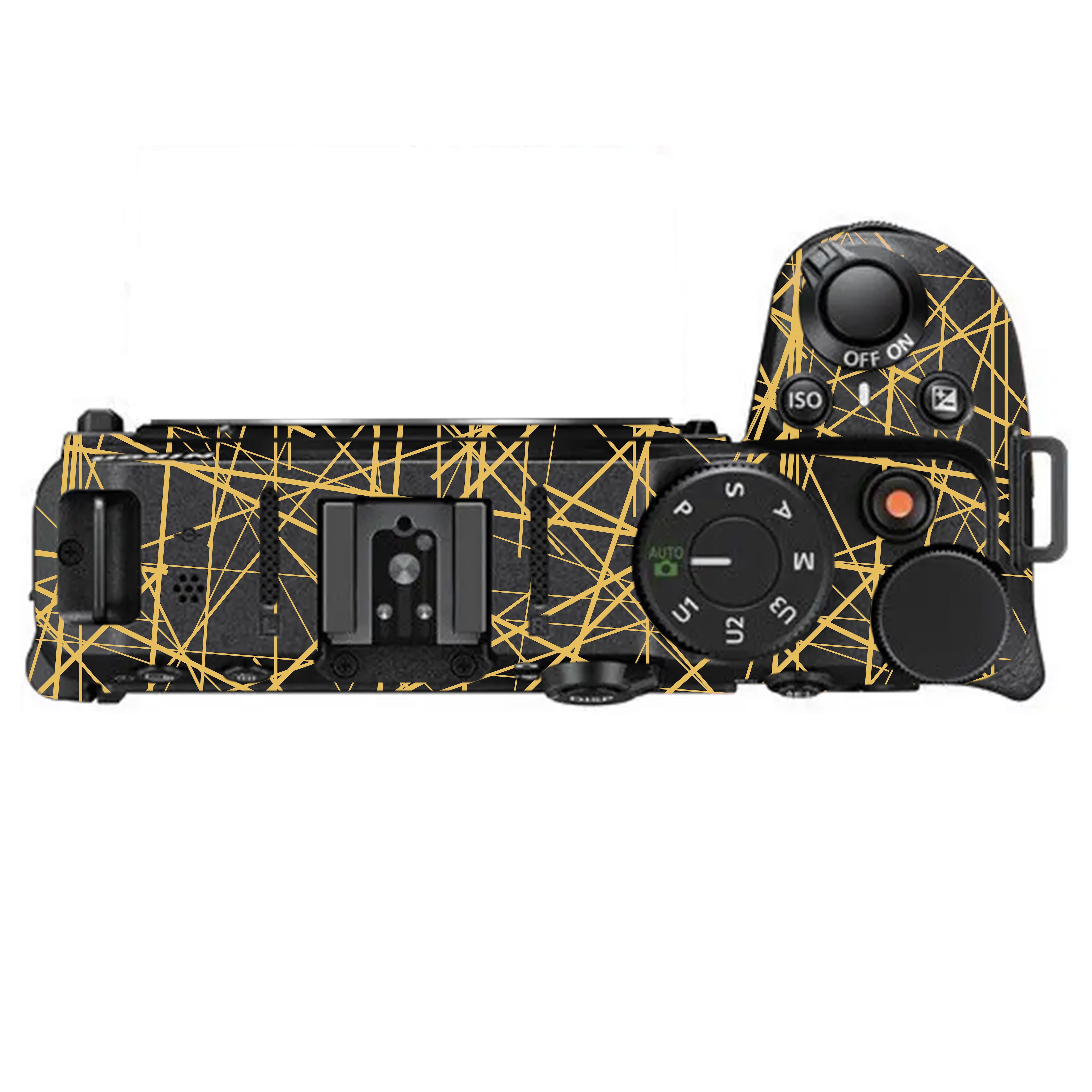 Textured Golden Web Nikon Z30 Camera Skin
