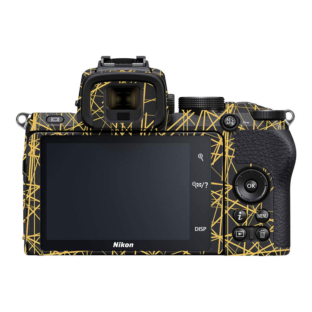 Textured Golden Web Nikon Z50 Camera Skin