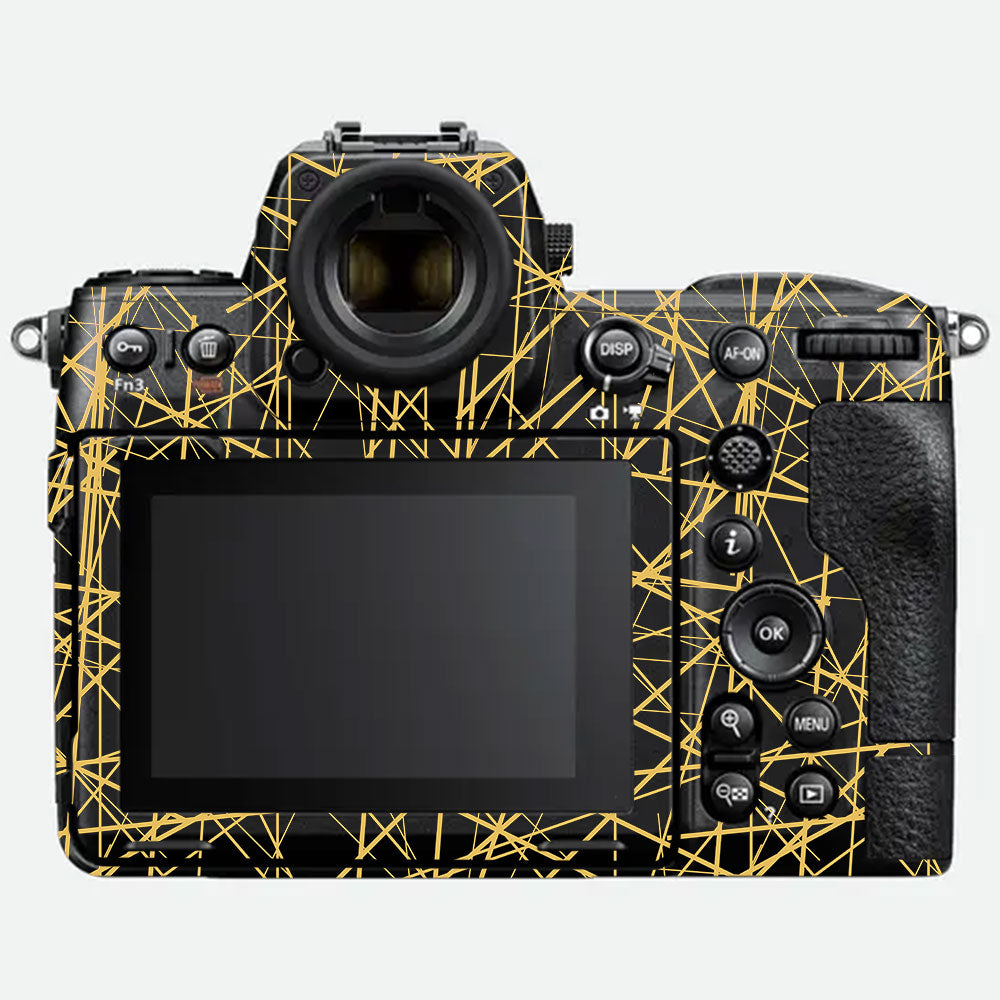 Textured Golden Web Nikon Z8 Camera Skin