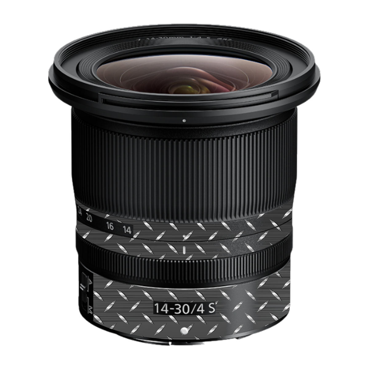 Textured Graphite Tread Nikon Nikkor Z 14-30mm F/4 S Camera Lens Skin
