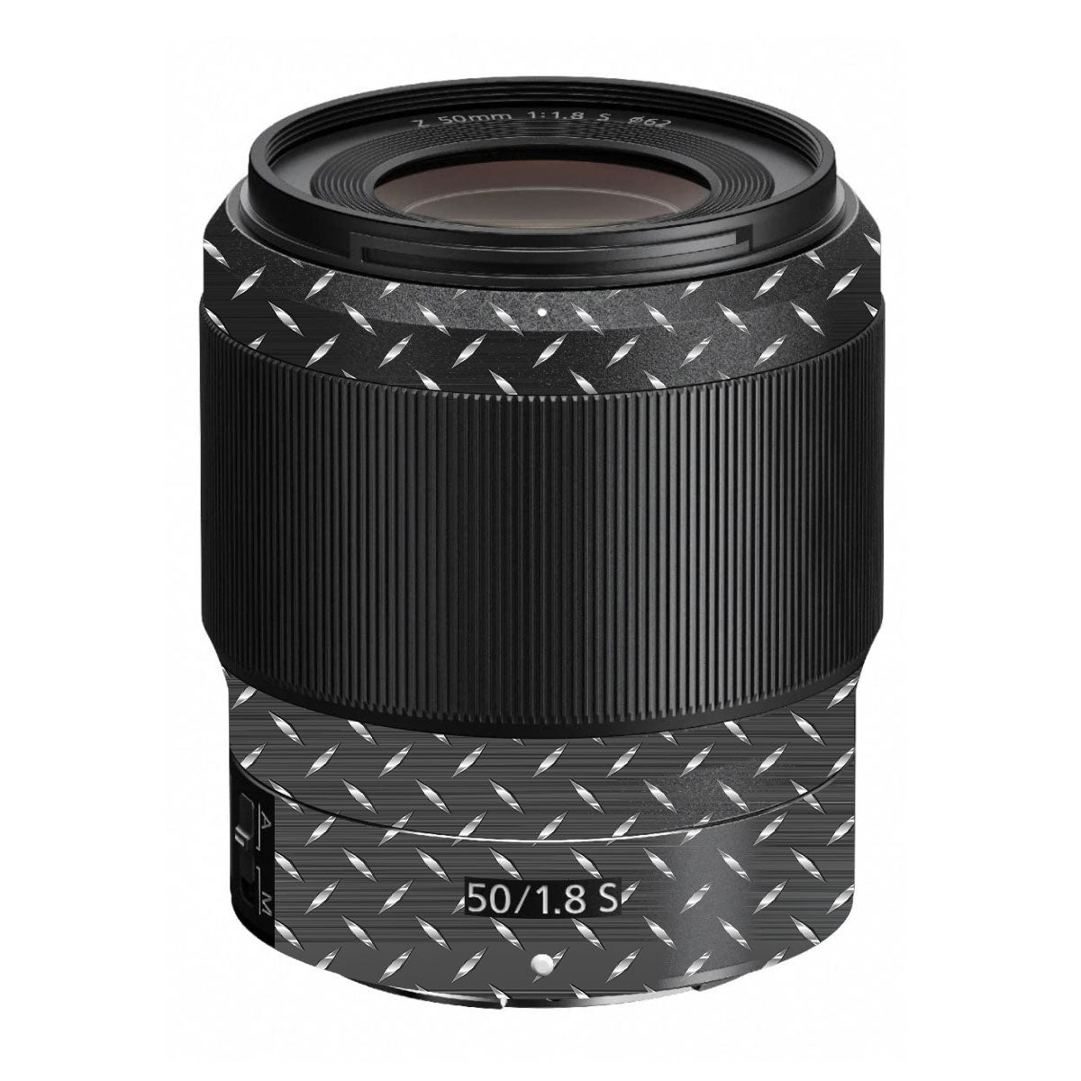 Textured Graphite Tread Nikon Nikkor Z 50mm F/1.8 S Camera Lens Skin