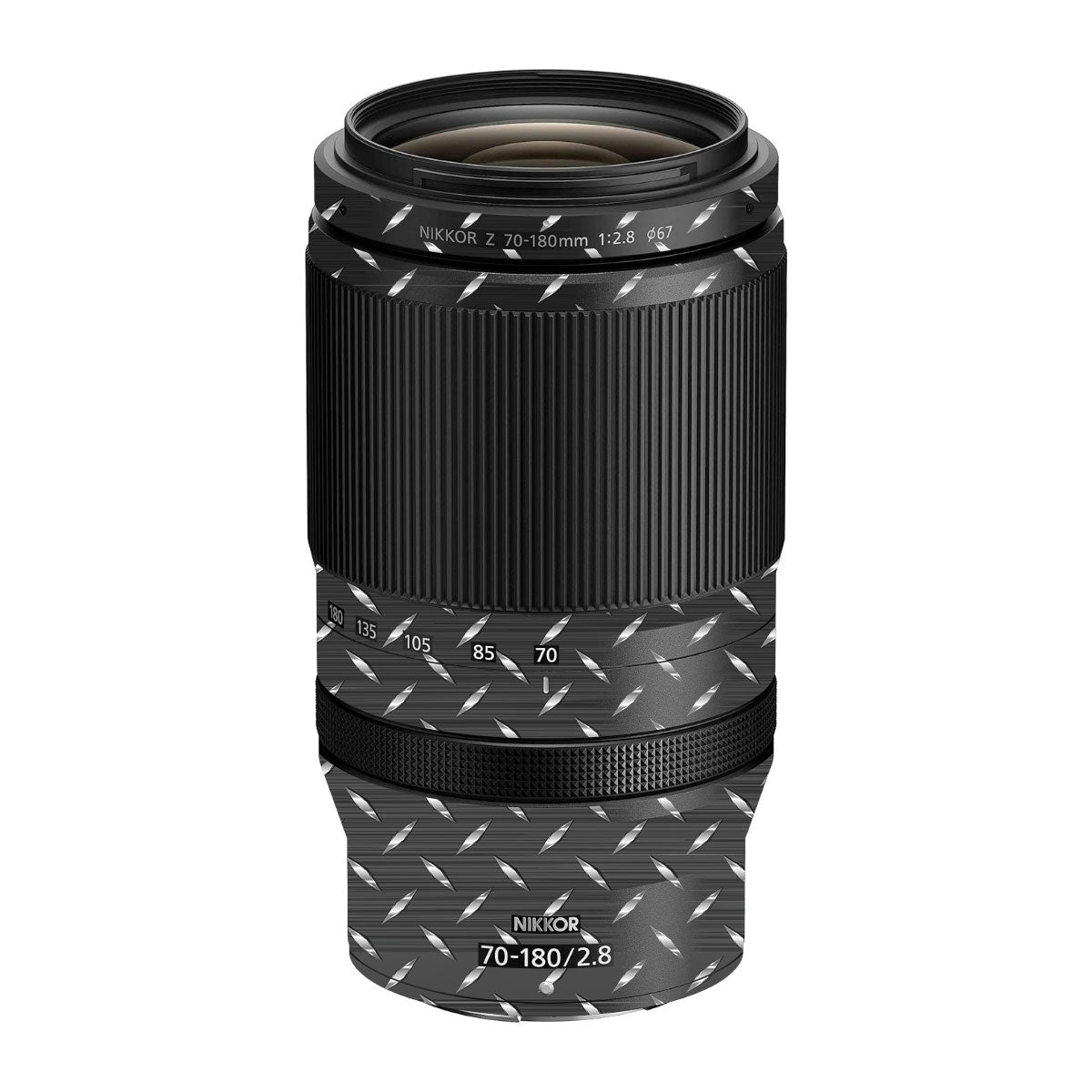 Textured Graphite Tread Nikon Nikkor Z 70-180mm F/2.8 Camera Lens Skin