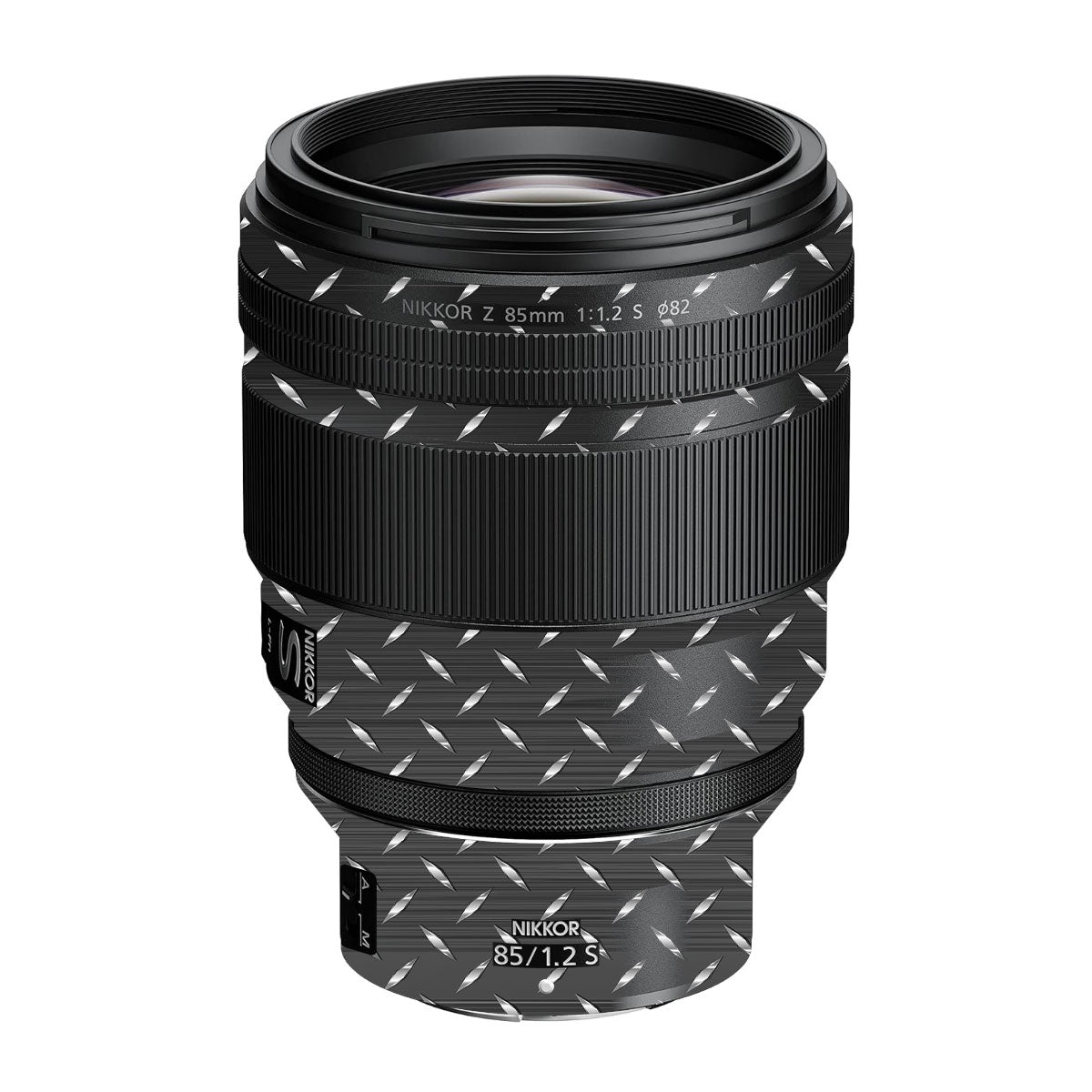 Textured Graphite Tread Nikon Nikkor Z 85mm F/1.2 S Camera Lens Skin