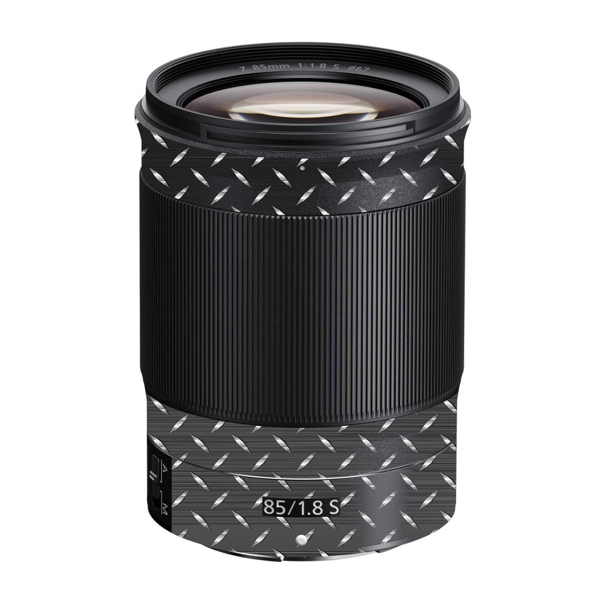 Textured Graphite Tread Nikon Nikkor Z 85mm F/1.8 S Camera Lens Skin